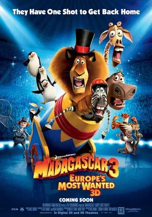 Madagascar 3: Europe’s Most Wanted                มาดากัสการ์ 3 : ข้ามป่าไปซ่าส์ยุโรป                2012